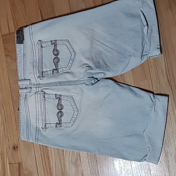 Industrial Cotton Jean Capris - Picture 3 of 4